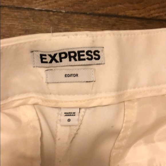 Express white ankle pant. Size 0 - Picture 3 of 4